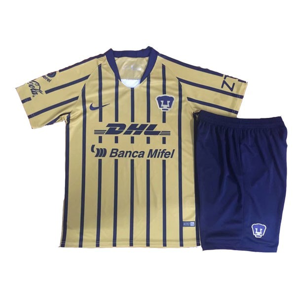 Camiseta UNAM Pumas Segunda equipo Niños 2018-19 Amarillo